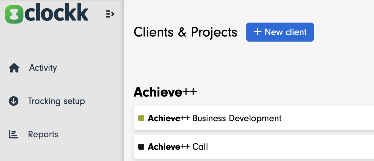 + New client